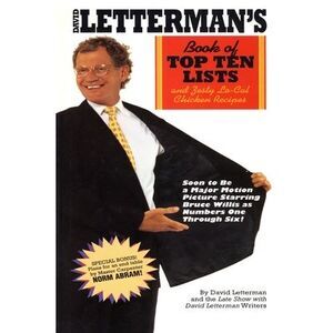 David Letterman's Book of Top Ten Lists: And Zesty Lo-Cal Chicken Recipes -- Dav